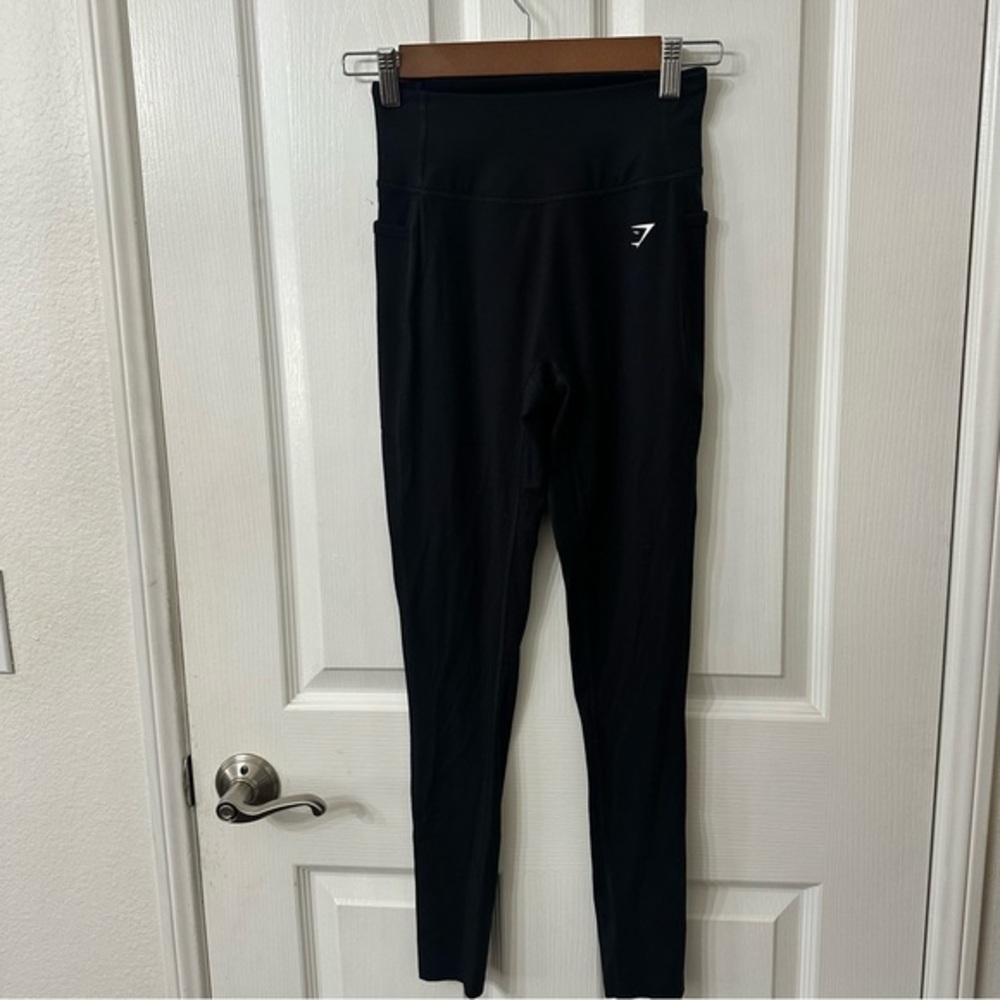 Gymshark high-waisted black leggings, XS